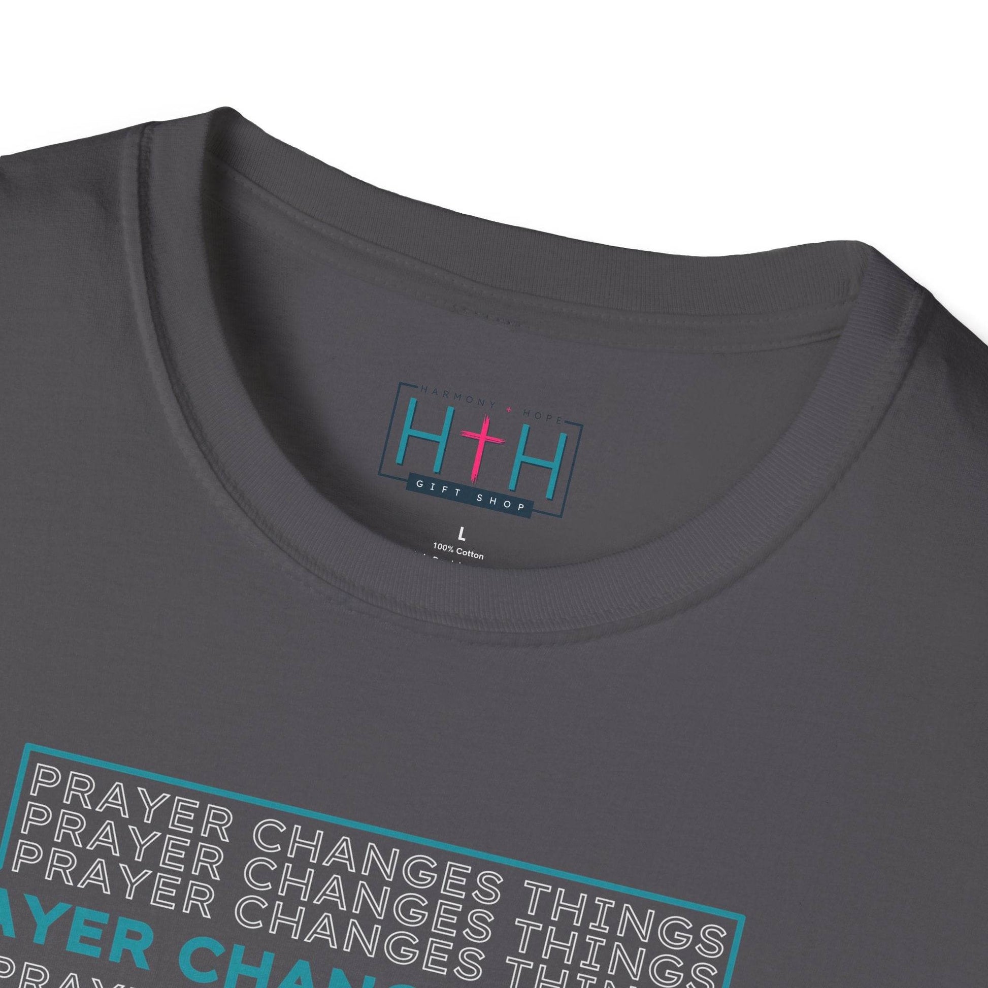 Vintage Wash: Prayer Changes Things T-Shirt - Harmony + Hope