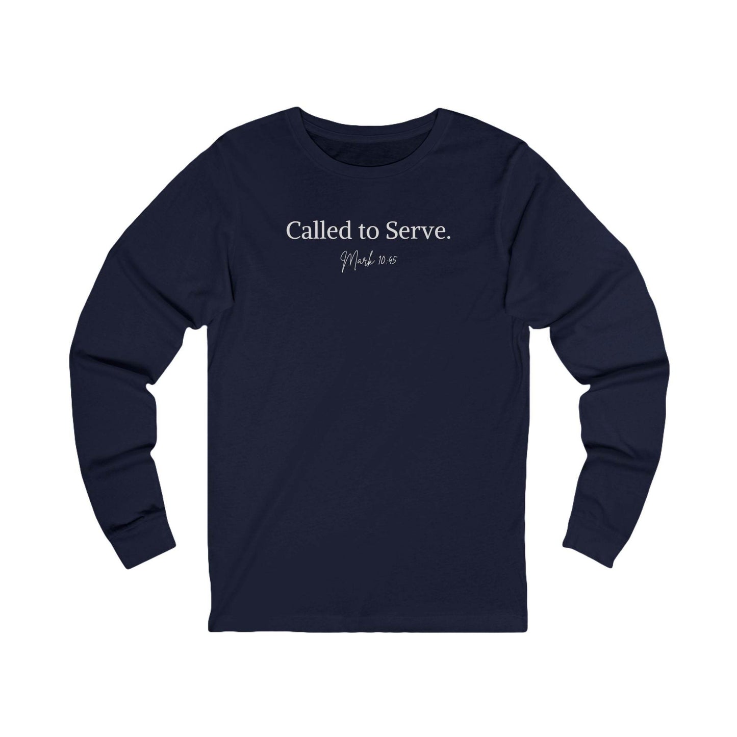 Called to Serve – Mark 10:45 Unisex Long Sleeve Tee - Harmony + Hope