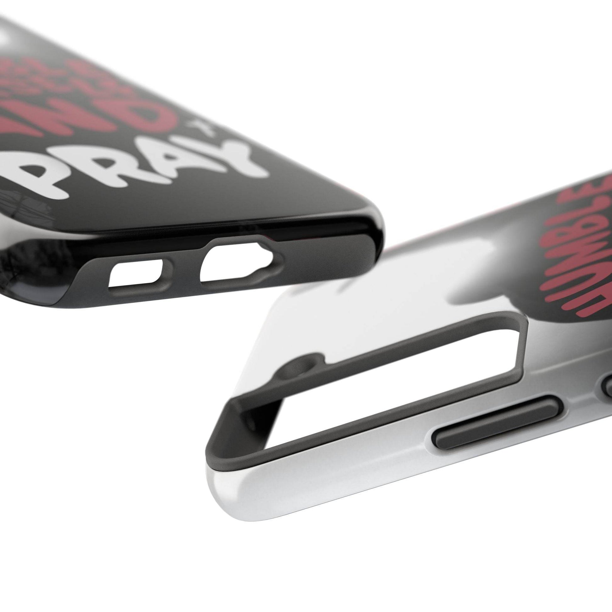 Humble Yourself and Pray Phone Case – Red Statement of Faith - Harmony + Hope