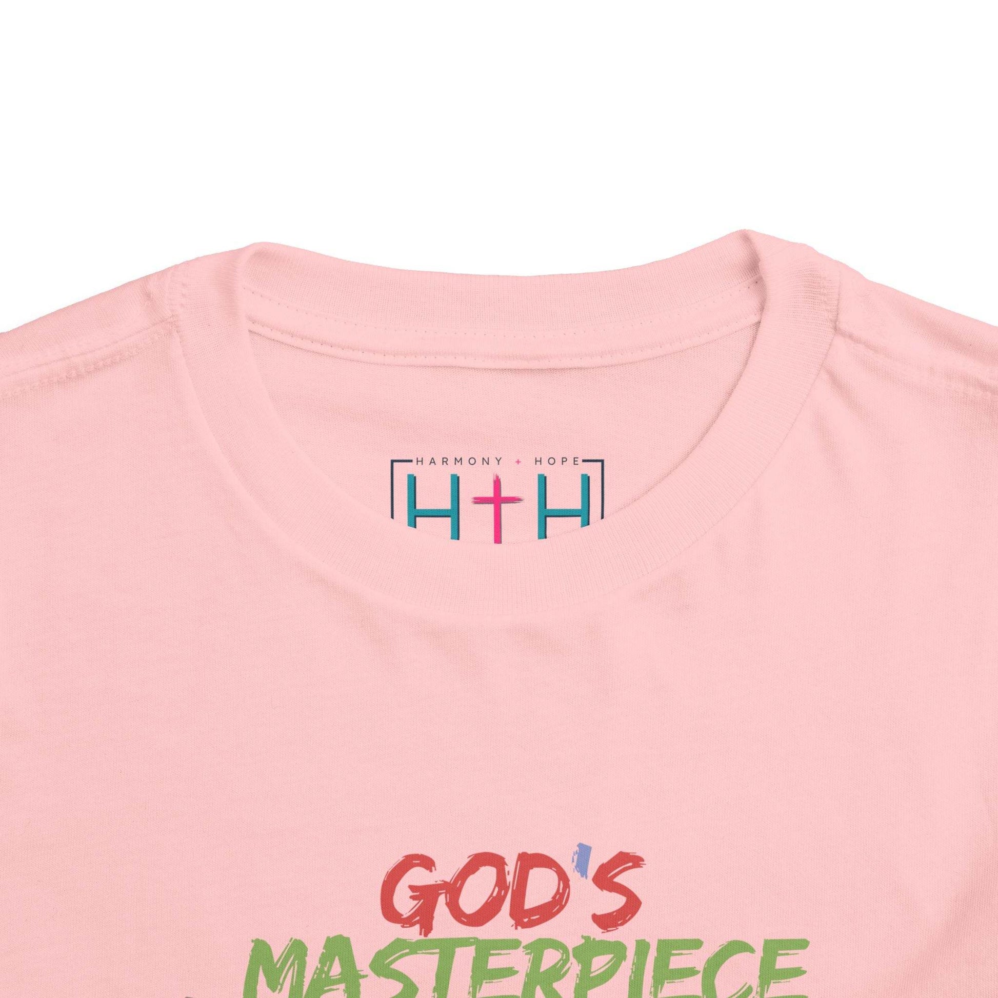 God’s Masterpiece – Toddler Short Sleeve Tee (Ephesians 2:10) - Harmony + Hope