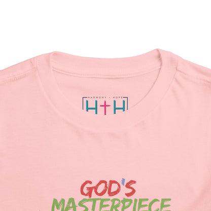 God’s Masterpiece – Toddler Short Sleeve Tee (Ephesians 2:10) - Harmony + Hope