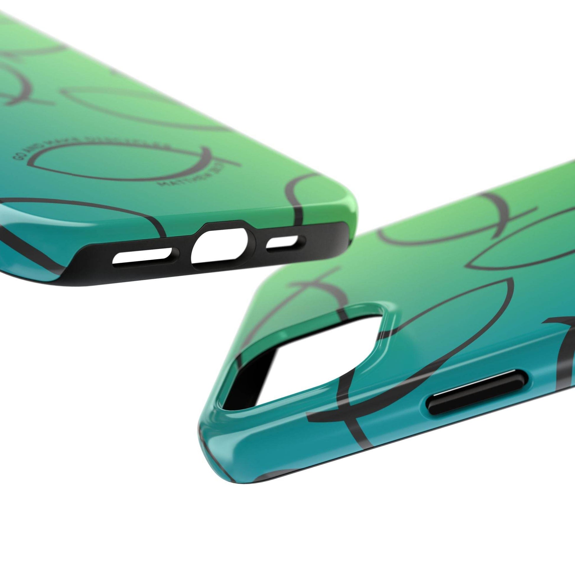 Go and Make Disciples Phone Case – Teal Green Gradient - Harmony + Hope