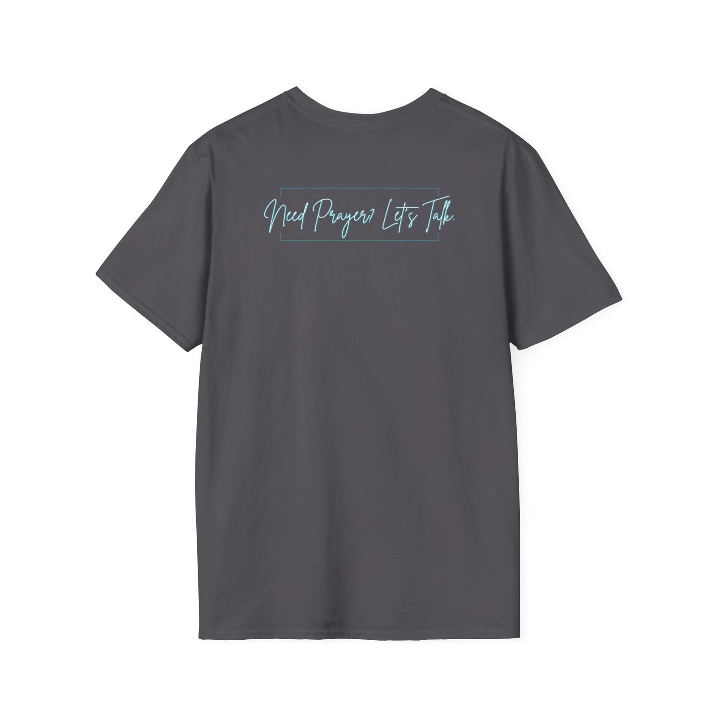 Calligraphy Casual "Prayer Changes Things" - Inspirational Unisex T-Shirt