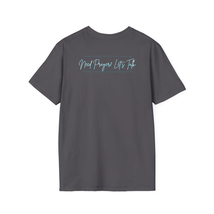 Calligraphy Casual "Prayer Changes Things" - Inspirational Unisex T-Shirt
