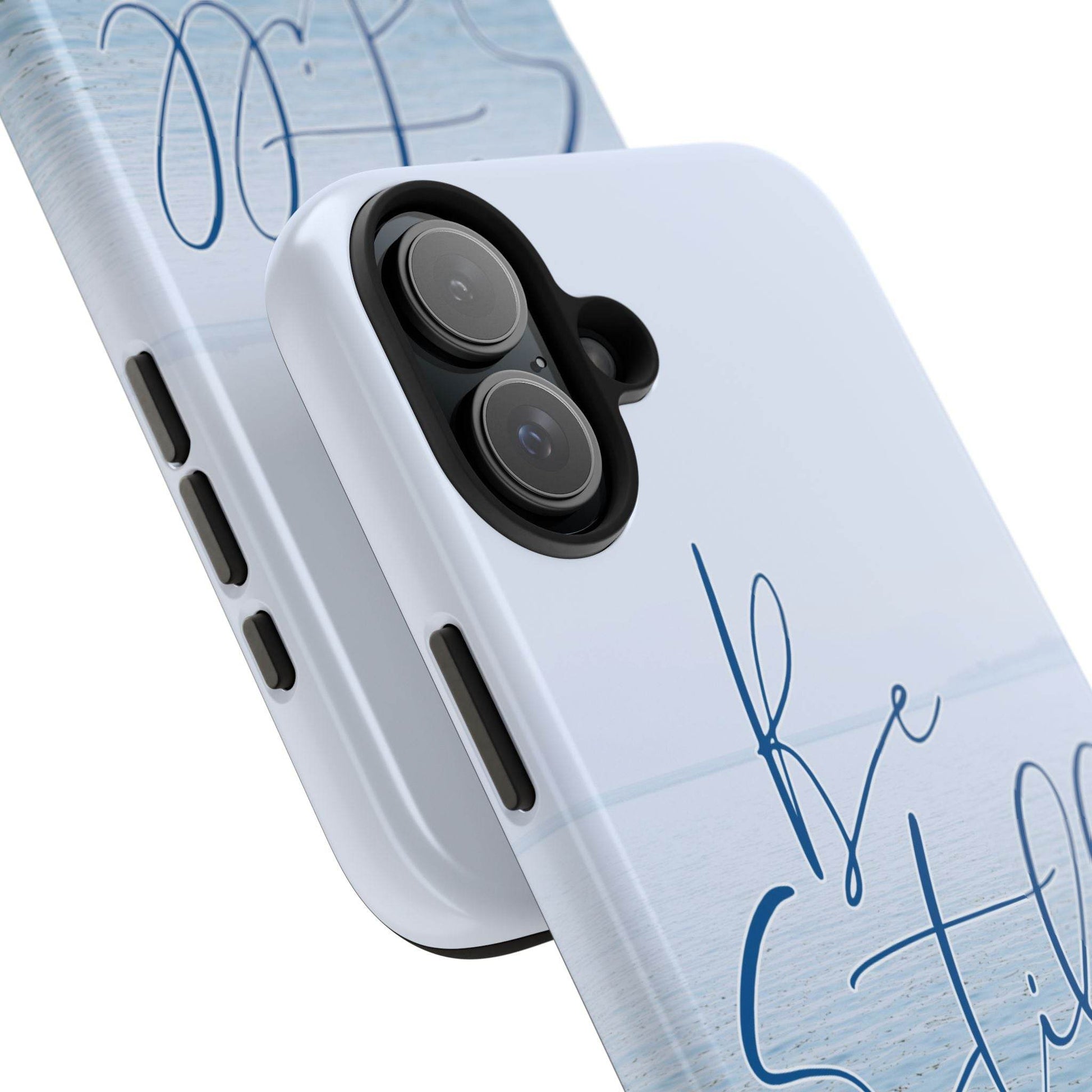 Stillness & Strength Phone Case – Psalm 46:10 Scripture Design - Harmony + Hope