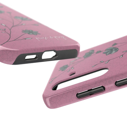 Pause & Pray Phone Case – Mauve Floral Reminder - Harmony + Hope
