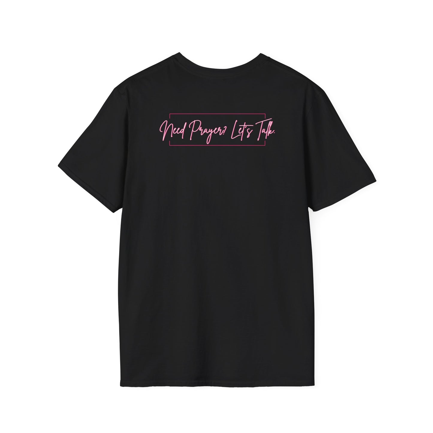 Calligraphy Casual "Prayer Changes Things" - Inspirational Unisex T-Shirt