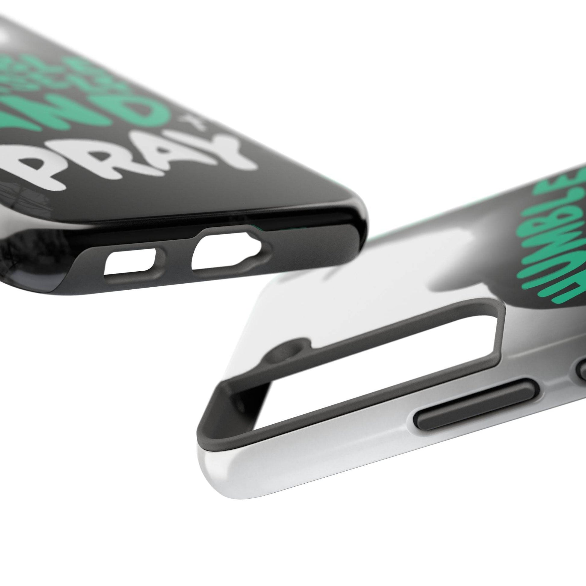 Humble Yourself and Pray Phone Case – Teal Christian Reminder - Harmony + Hope
