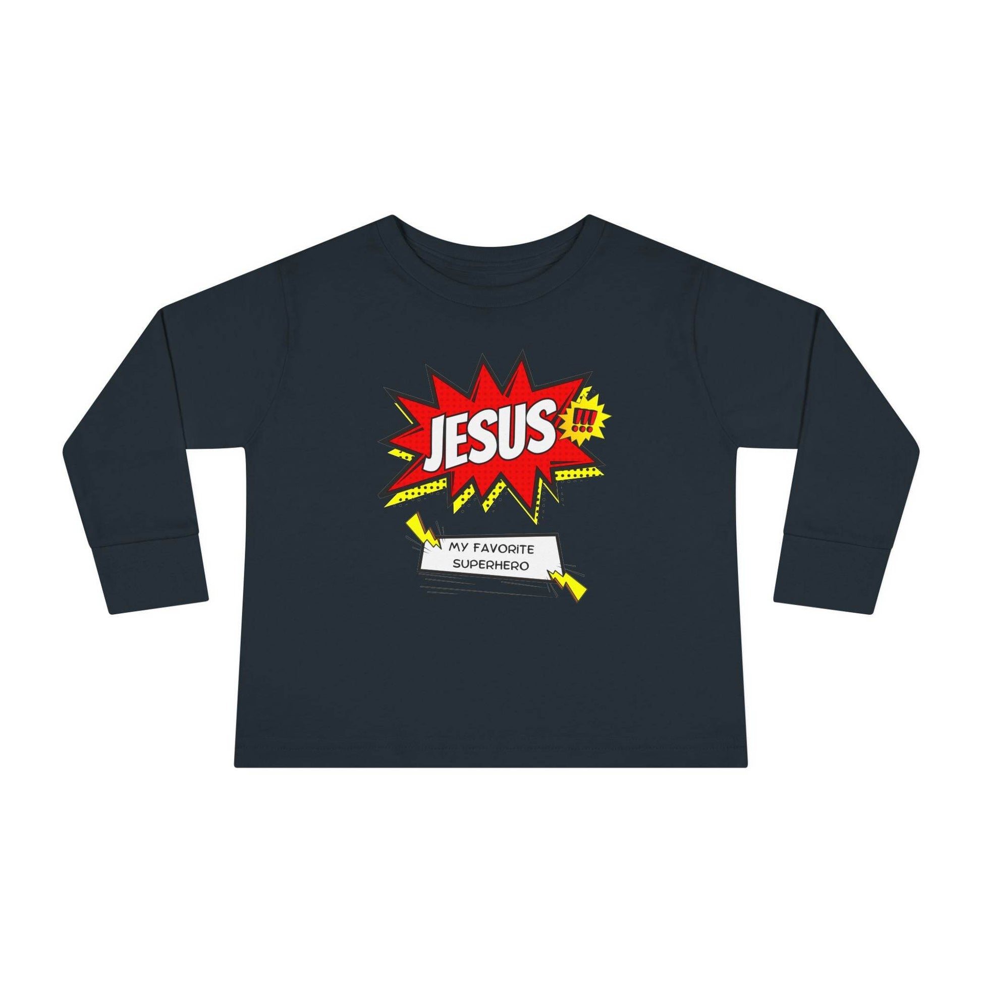 Jesus: My Favorite Superhero – Comic Book Style Toddler Tee - Harmony + Hope