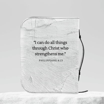 Custom Men's Bible Cover – Cross of Nails | Personalized Name & Verse | Wall - Harmony + Hope