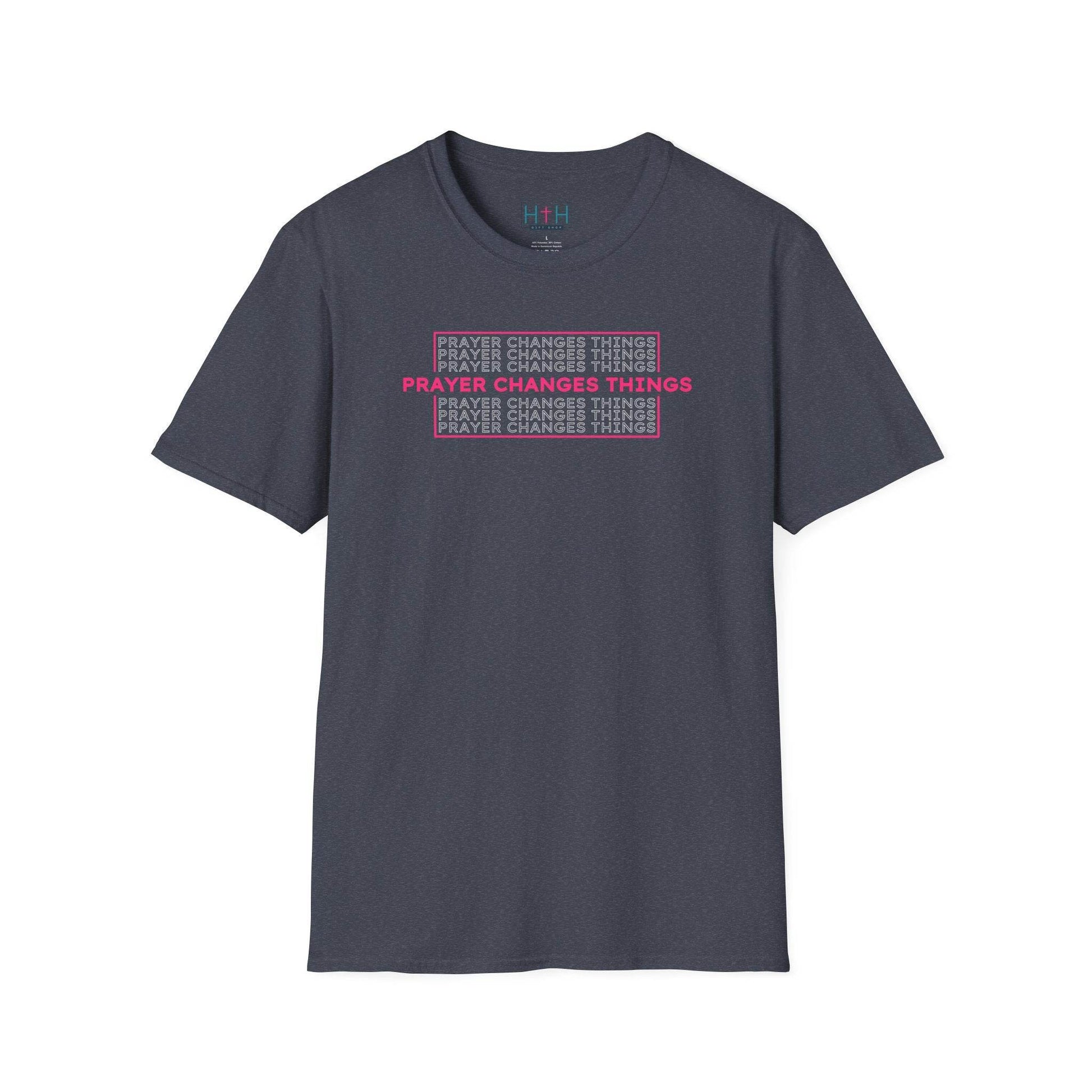 Vintage Wash: Prayer Changes Things T-Shirt - Harmony + Hope