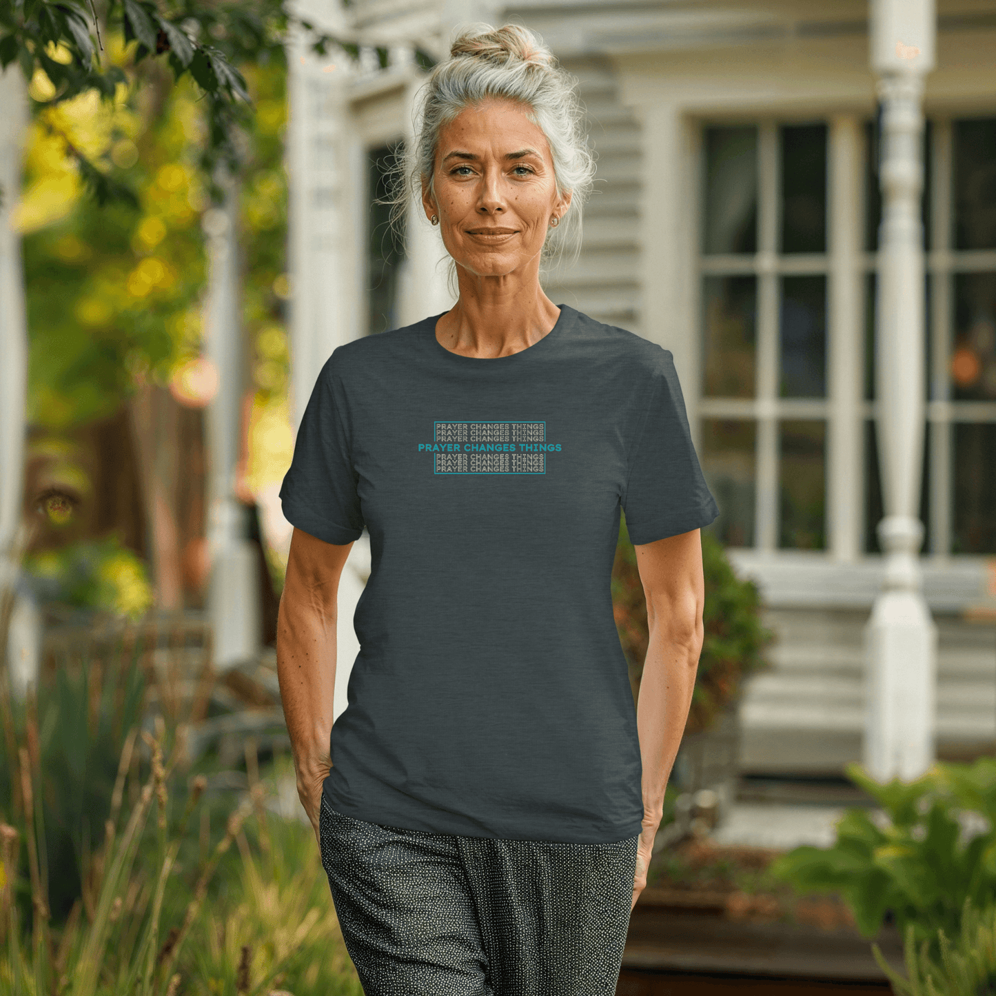 Vintage Wash: Prayer Changes Things T-Shirt - Harmony + Hope