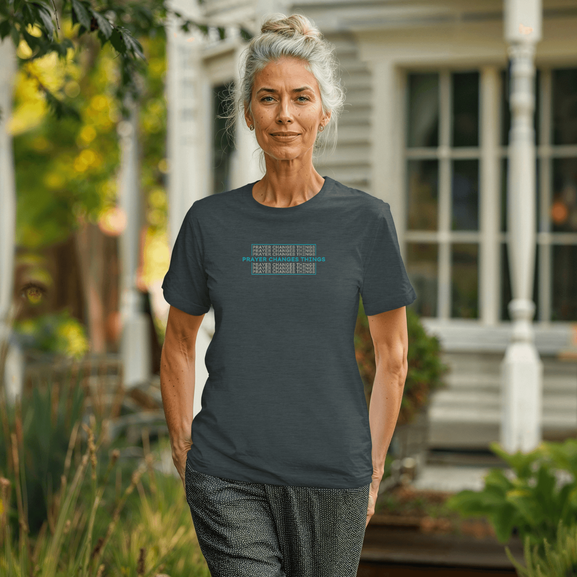 Vintage Wash: Prayer Changes Things T-Shirt - Harmony + Hope
