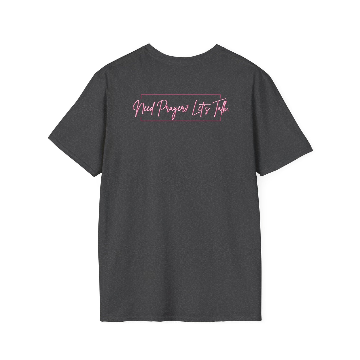 Calligraphy Casual "Prayer Changes Things" - Inspirational Unisex T-Shirt