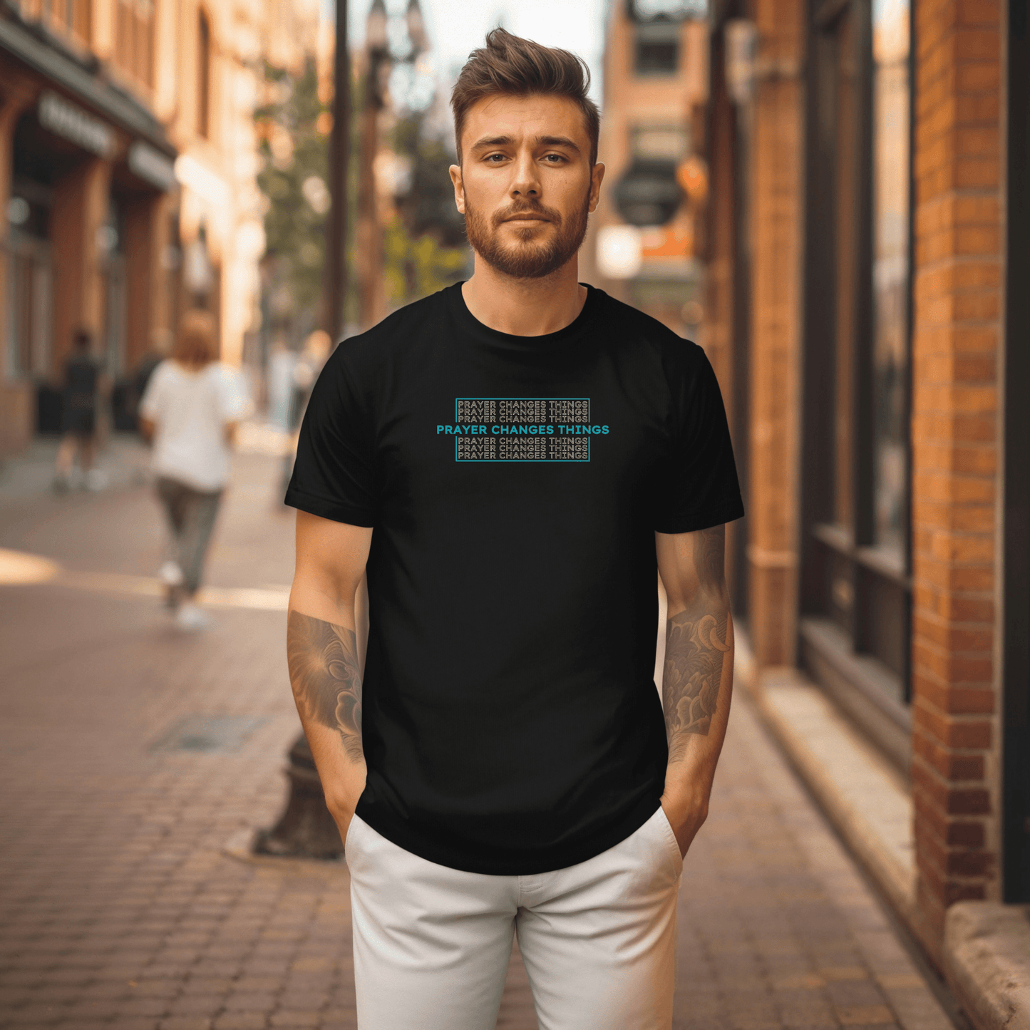 Vintage Wash: Prayer Changes Things T-Shirt - Harmony + Hope