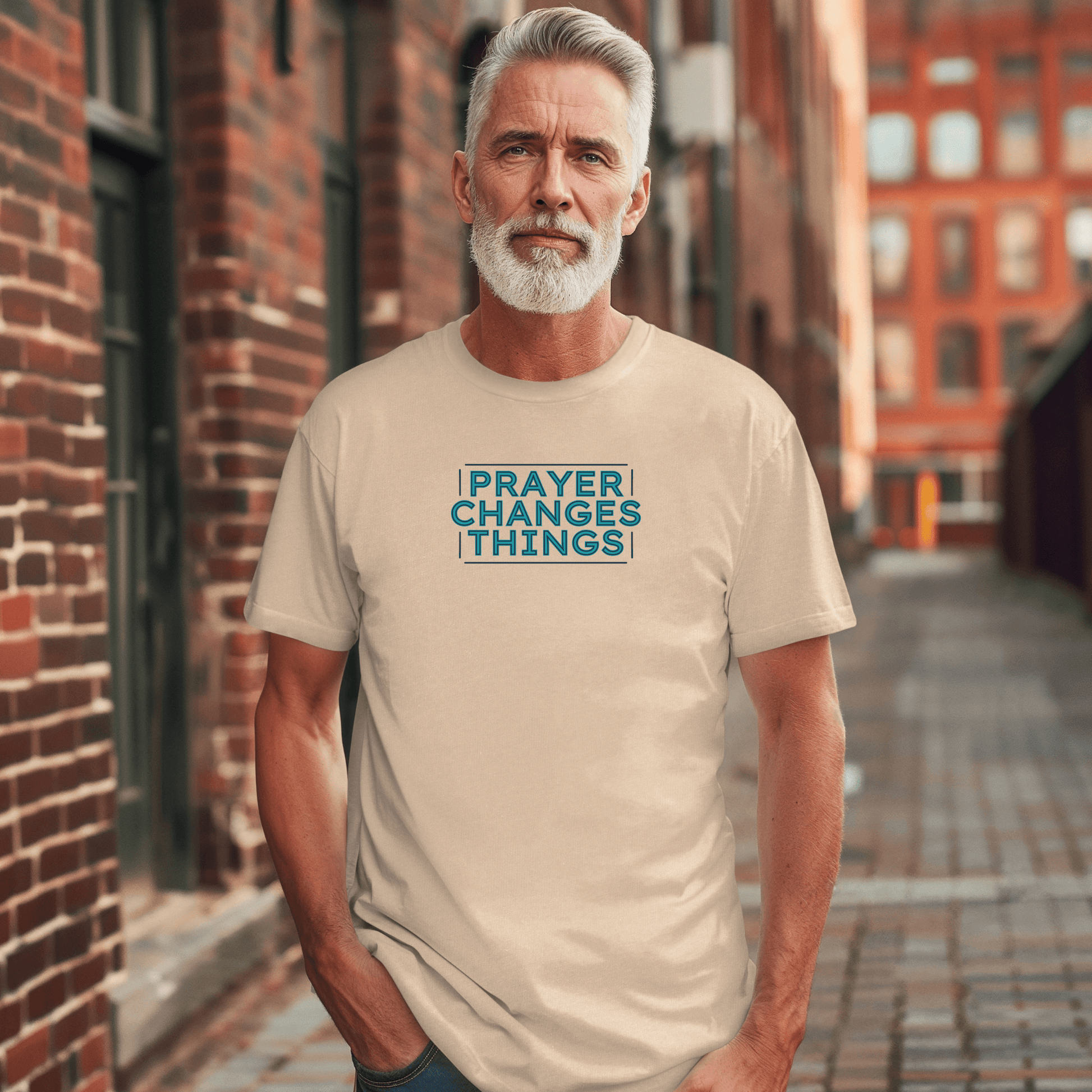 Faith in Motion - Prayer Changes Things Inspirational Unisex T-Shirt - Harmony + Hope