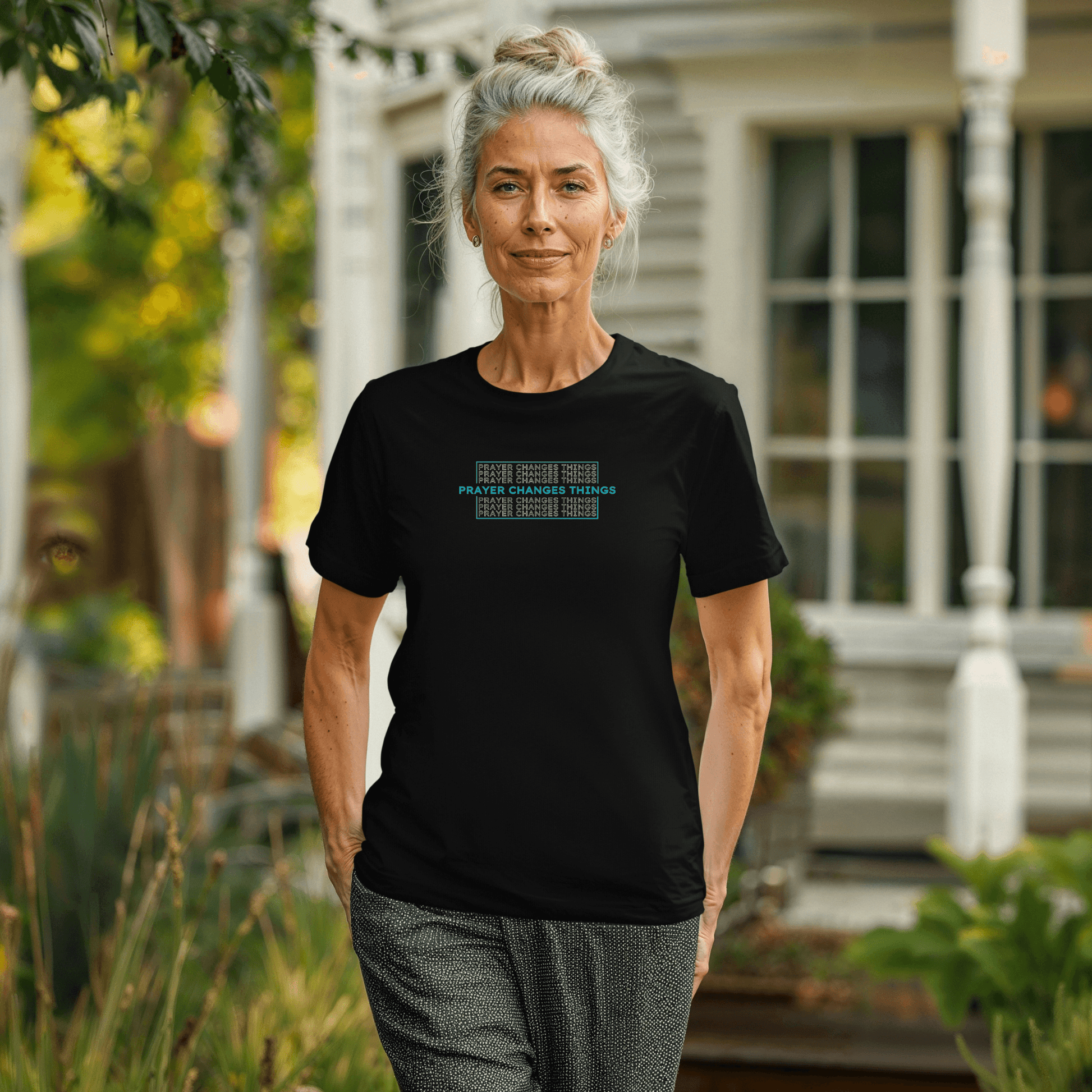 Vintage Wash: Prayer Changes Things T-Shirt - Harmony + Hope