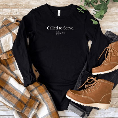 Called to Serve – Mark 10:45 Unisex Long Sleeve Tee - Harmony + Hope