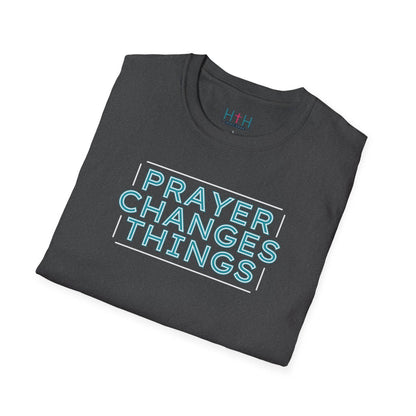 Faith in Motion - Prayer Changes Things Inspirational Unisex T-Shirt - Harmony + Hope