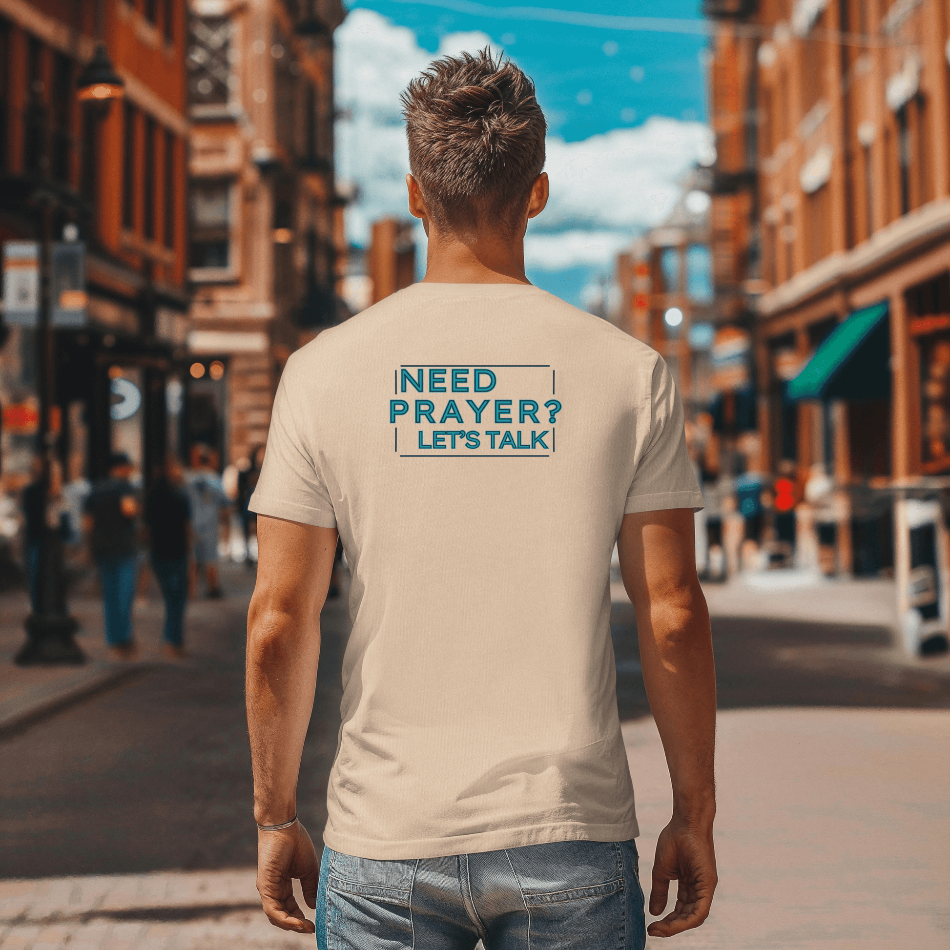 Faith in Motion - Prayer Changes Things Inspirational Unisex T-Shirt - Harmony + Hope