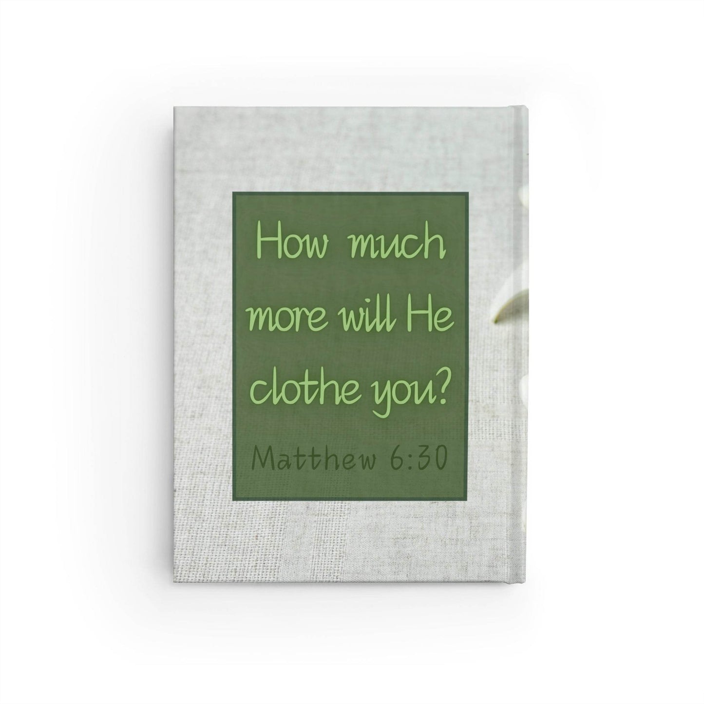 Clothed in His Care - Hardcover Inspirational Journal - Harmony + Hope