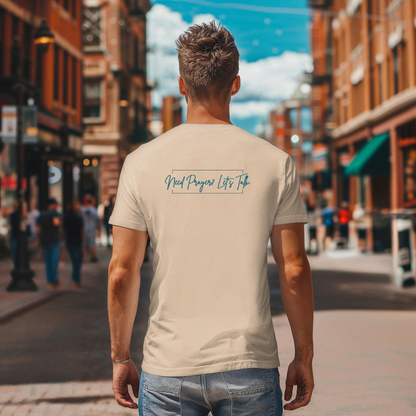 Calligraphy Casual "Prayer Changes Things" - Inspirational Unisex T-Shirt