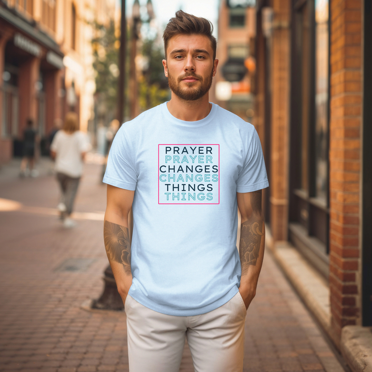 Pray Boldly "Prayer Changes Things" - Inspirational Unisex T-Shirt