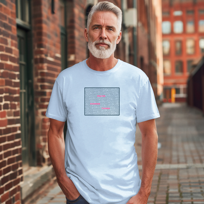 Word Cloud Design "Prayer Changes Things" - Inspirational Unisex T-Shirt