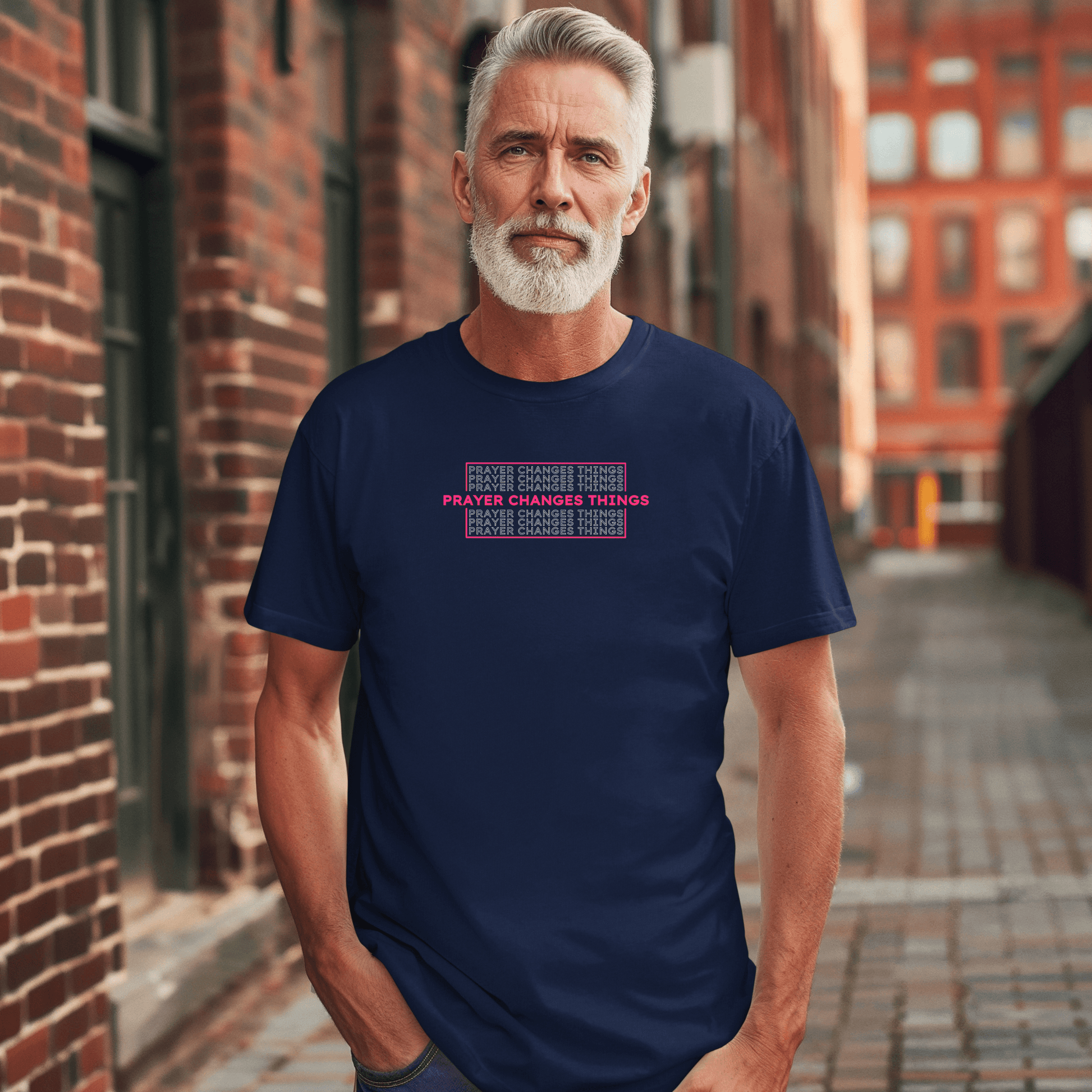 Vintage Wash: Prayer Changes Things T-Shirt - Harmony + Hope