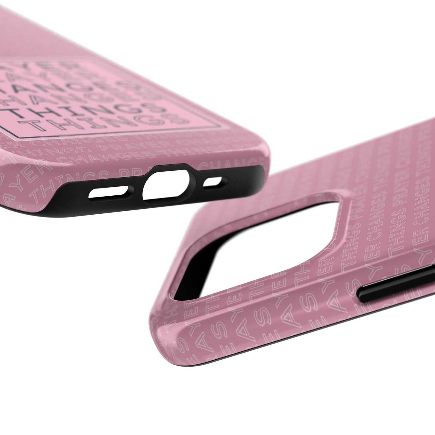 Prayer Changes Things Phone Case – Mauve Pink Faith Design - Harmony + Hope