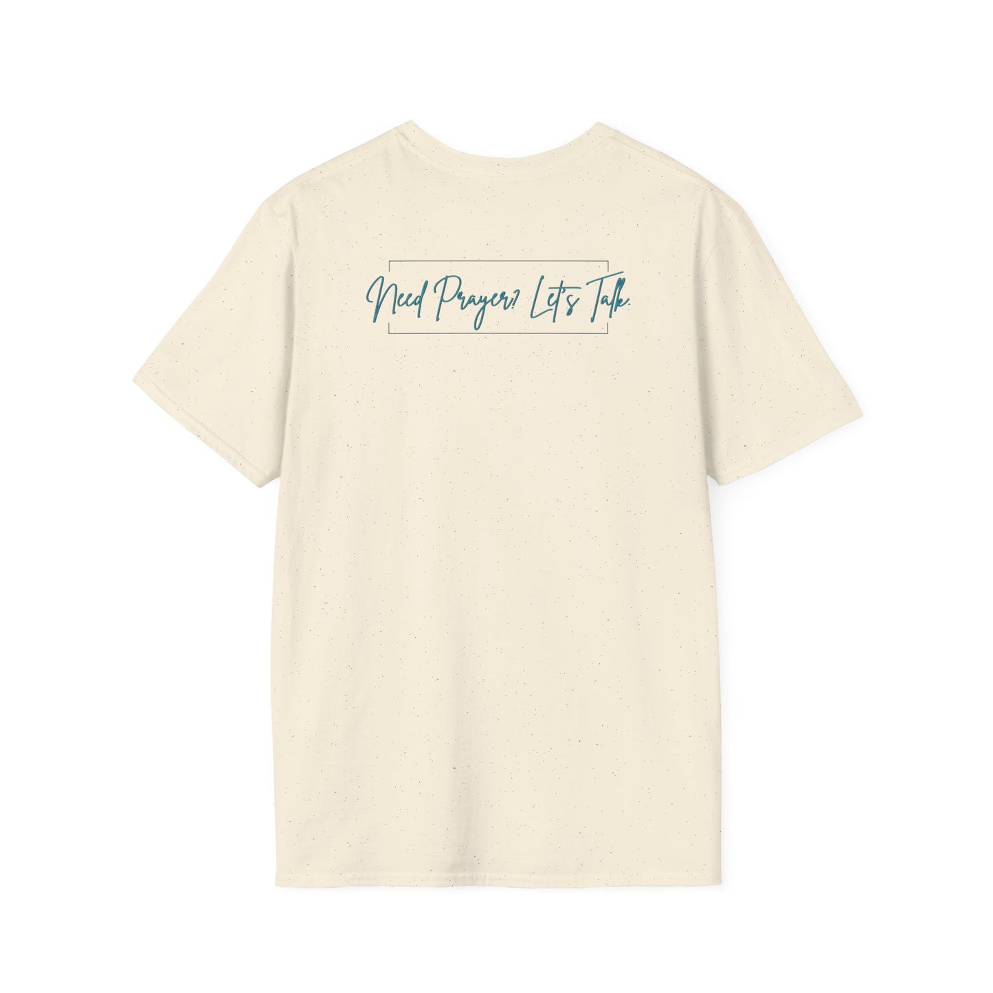 Calligraphy Casual "Prayer Changes Things" - Inspirational Unisex T-Shirt