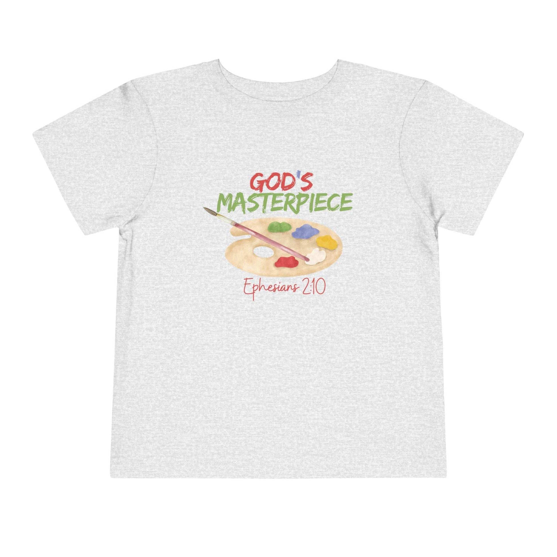 God’s Masterpiece – Toddler Short Sleeve Tee (Ephesians 2:10) - Harmony + Hope