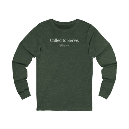 Called to Serve – Mark 10:45 Unisex Long Sleeve Tee - Harmony + Hope