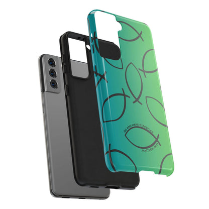 Go and Make Disciples Phone Case – Teal Green Gradient - Harmony + Hope
