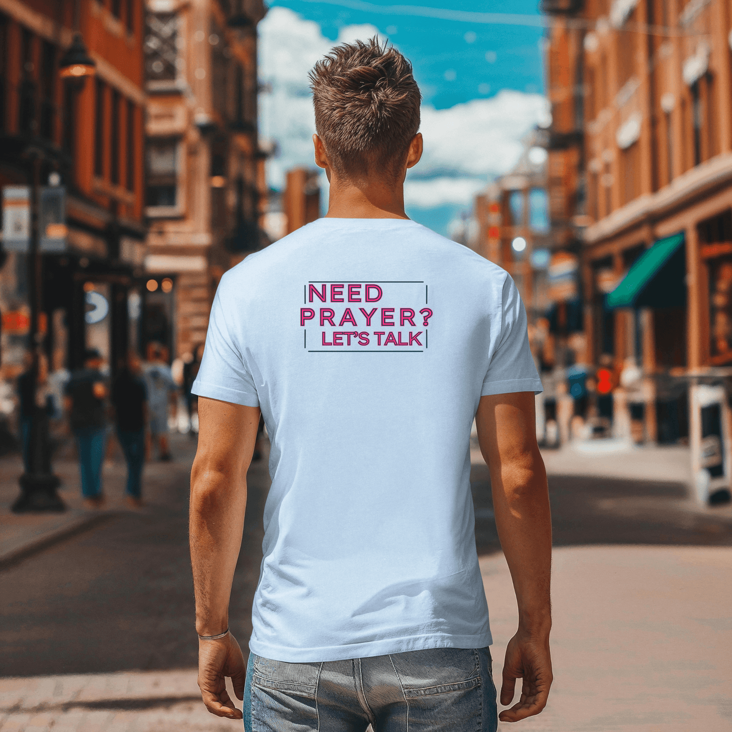 Faith in Motion - Prayer Changes Things Inspirational Unisex T-Shirt - Harmony + Hope