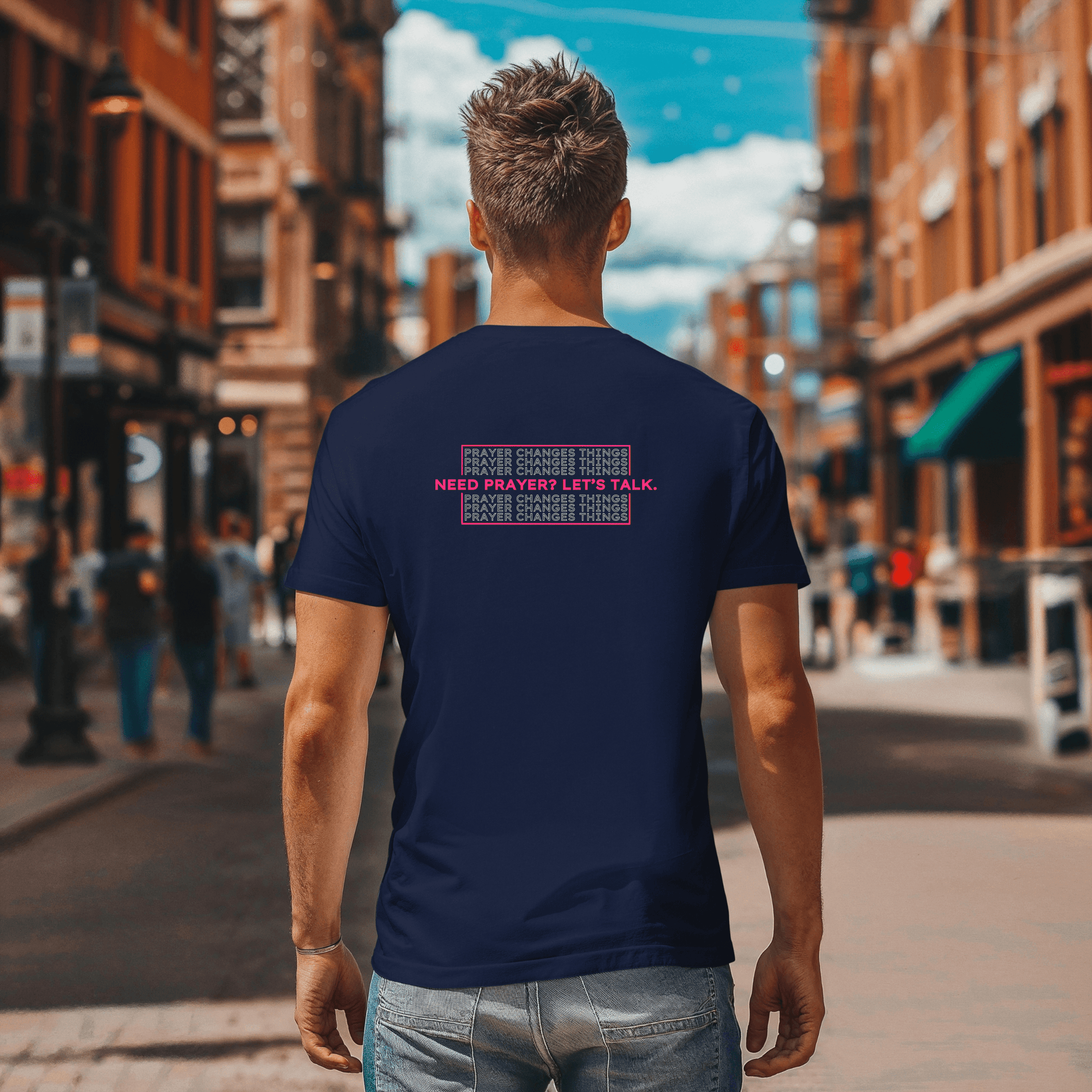 Vintage Wash: Prayer Changes Things T-Shirt - Harmony + Hope
