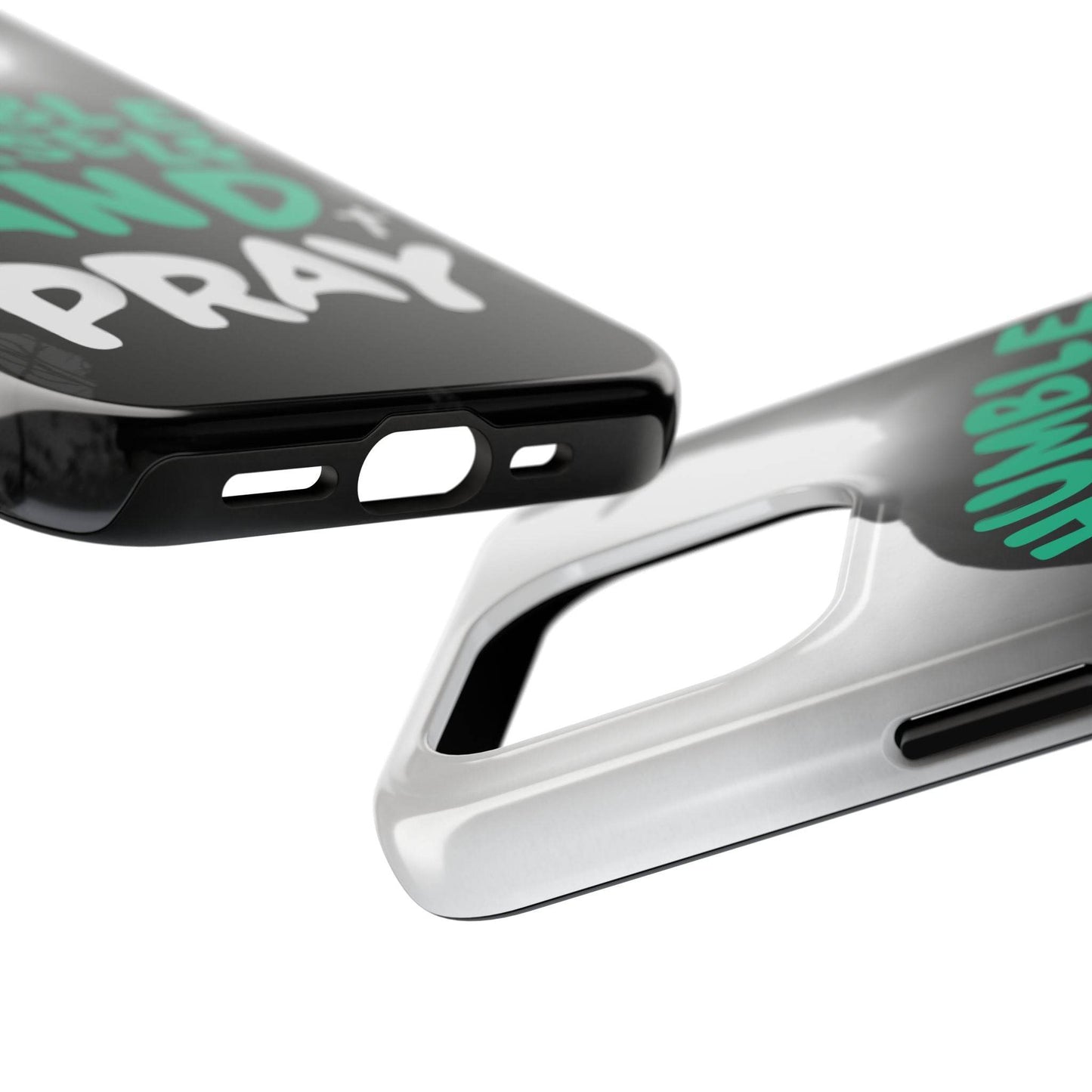 Humble Yourself and Pray Phone Case – Teal Christian Reminder - Harmony + Hope