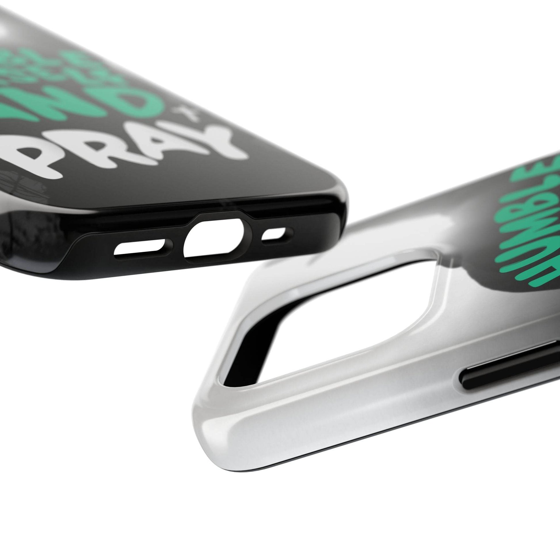 Humble Yourself and Pray Phone Case – Teal Christian Reminder - Harmony + Hope