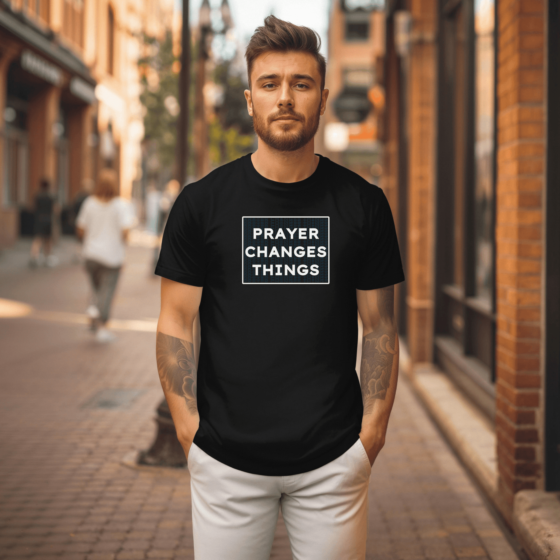 Prayer Changes Things Unisex T-Shirt - Harmony + Hope