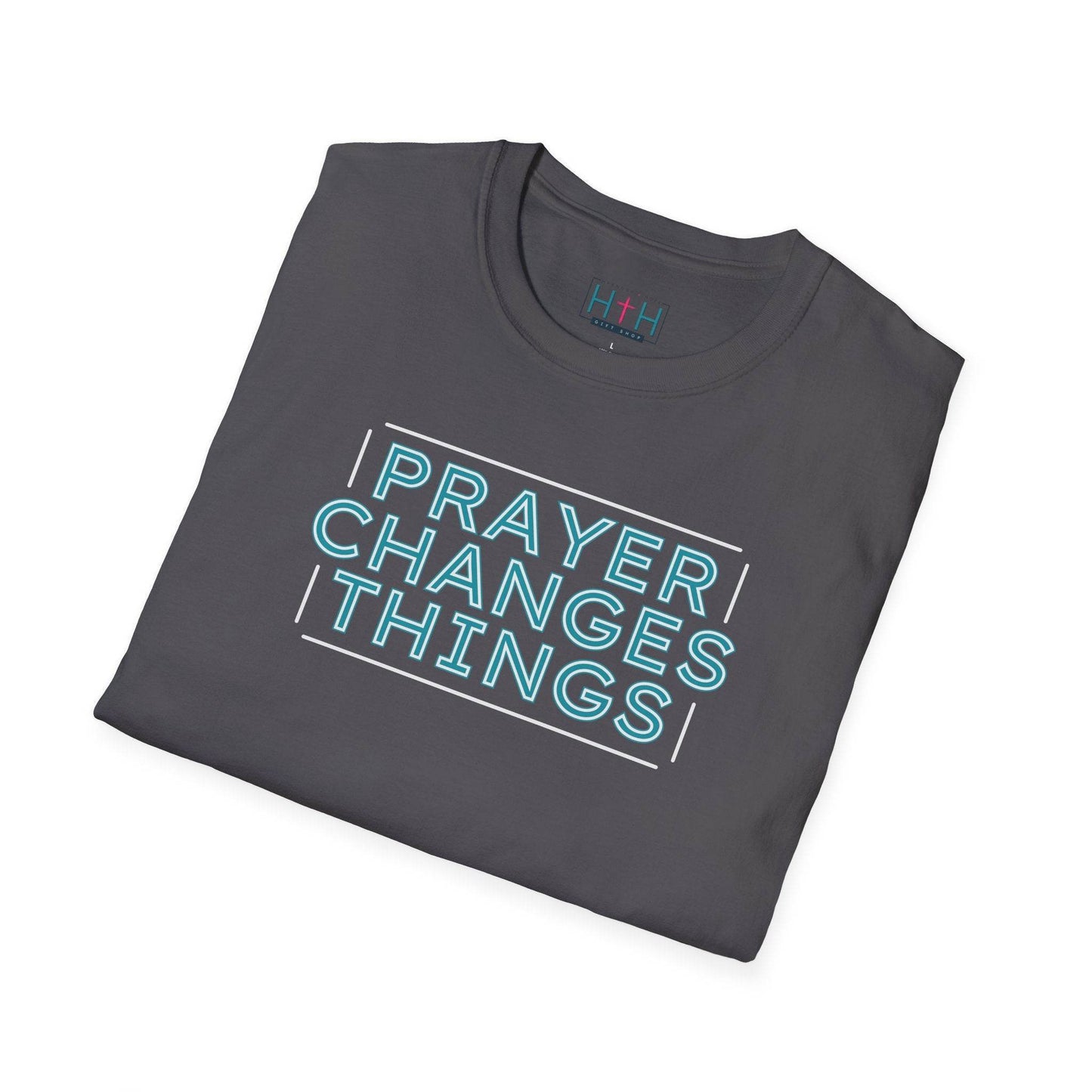 Faith in Motion - Prayer Changes Things Inspirational Unisex T-Shirt - Harmony + Hope