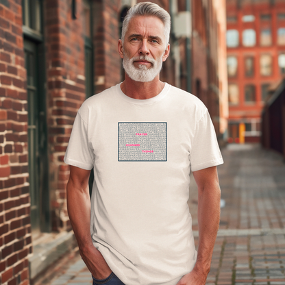 Word Cloud Design "Prayer Changes Things" - Inspirational Unisex T-Shirt