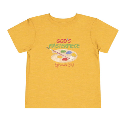 God’s Masterpiece – Toddler Short Sleeve Tee (Ephesians 2:10) - Harmony + Hope