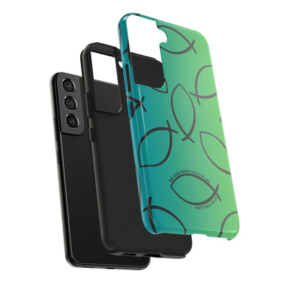 Go and Make Disciples Phone Case – Teal Green Gradient - Harmony + Hope