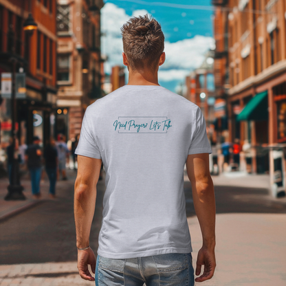 Calligraphy Casual "Prayer Changes Things" - Inspirational Unisex T-Shirt