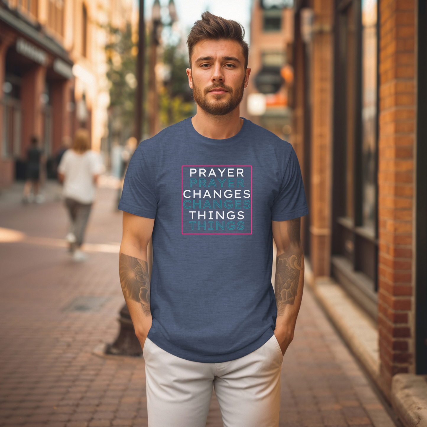 Pray Boldly "Prayer Changes Things" - Inspirational Unisex T-Shirt