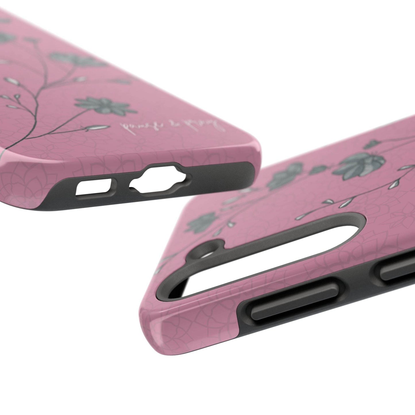 Pause & Pray Phone Case – Mauve Floral Reminder - Harmony + Hope