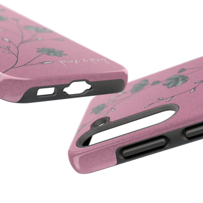 Pause & Pray Phone Case – Mauve Floral Reminder - Harmony + Hope