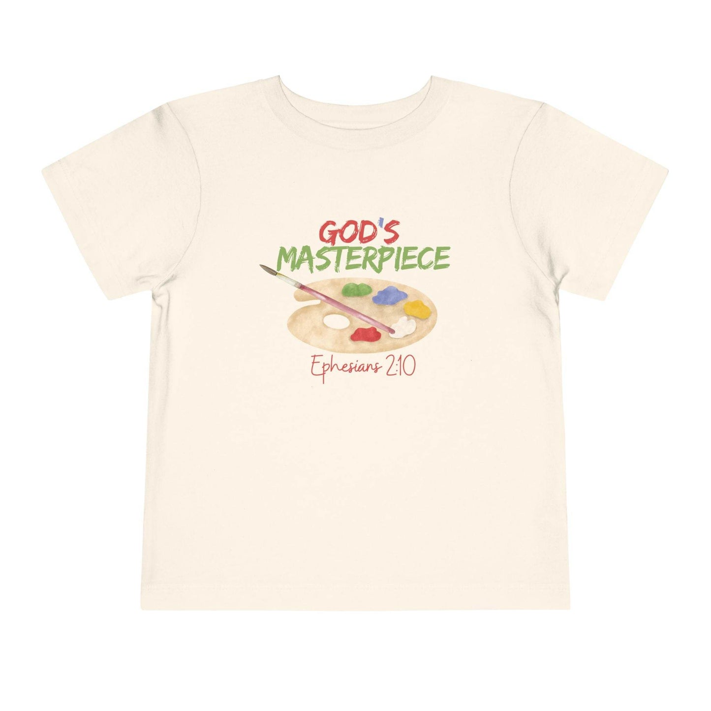 God’s Masterpiece – Toddler Short Sleeve Tee (Ephesians 2:10) - Harmony + Hope