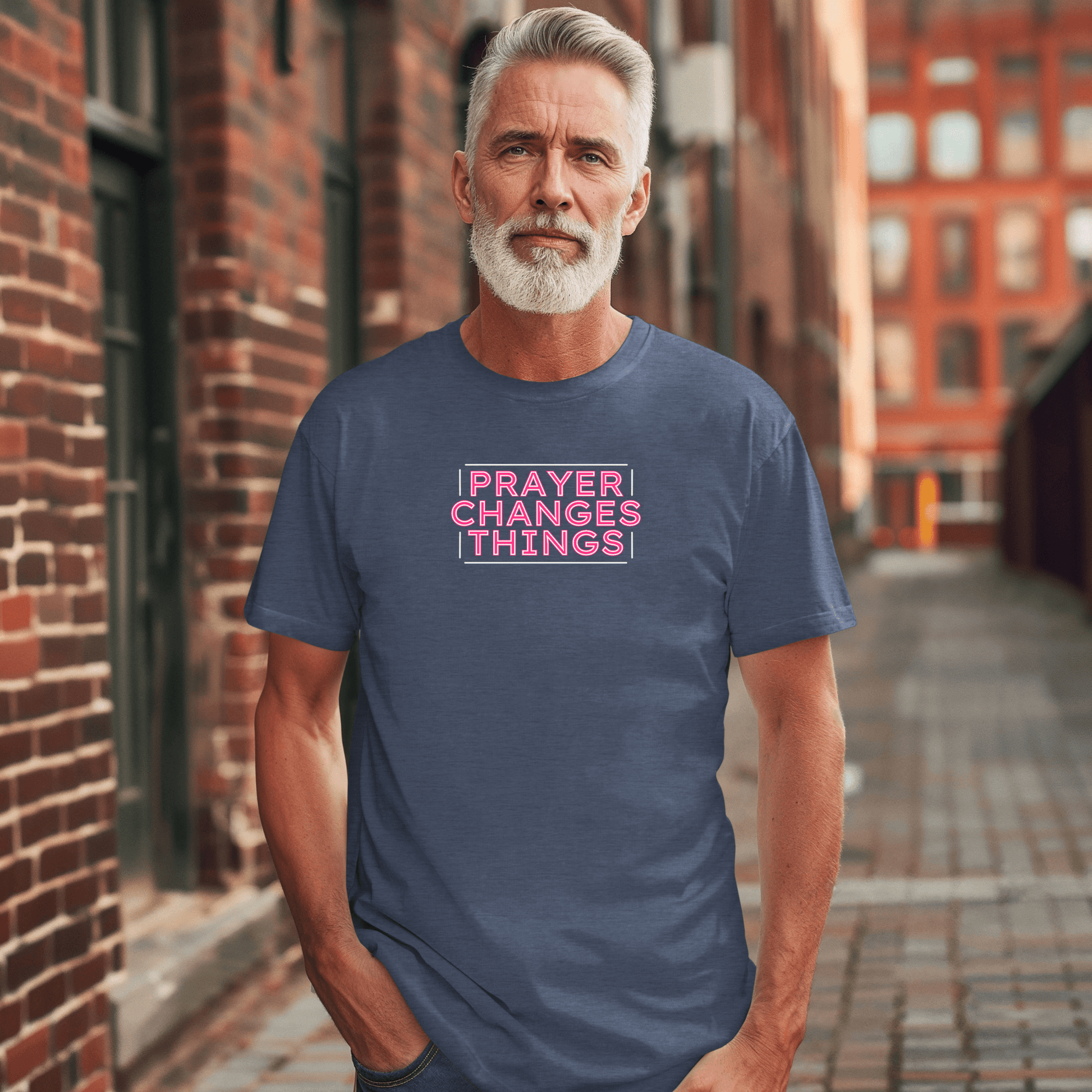 Faith in Motion - Prayer Changes Things Inspirational Unisex T-Shirt - Harmony + Hope