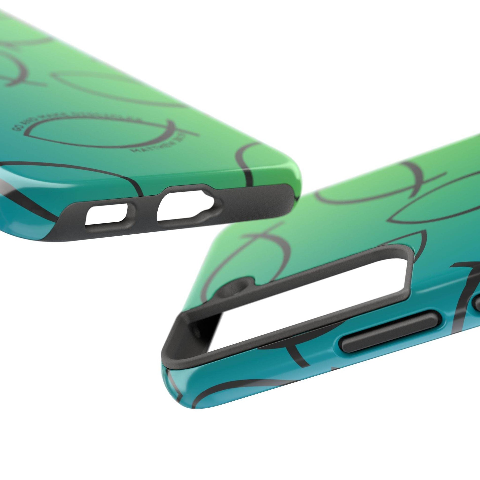 Go and Make Disciples Phone Case – Teal Green Gradient - Harmony + Hope